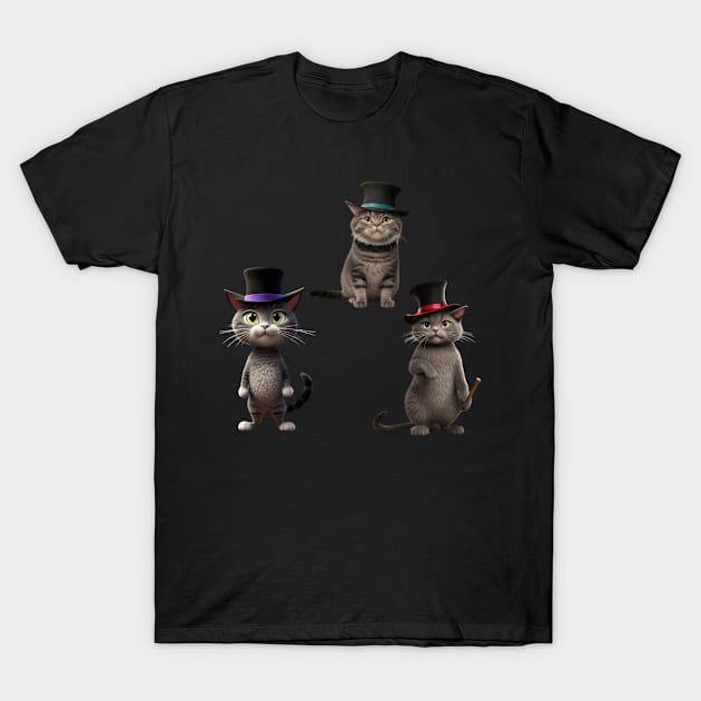 Funny Magician Cat Meme T-Shirt by Tee Shop